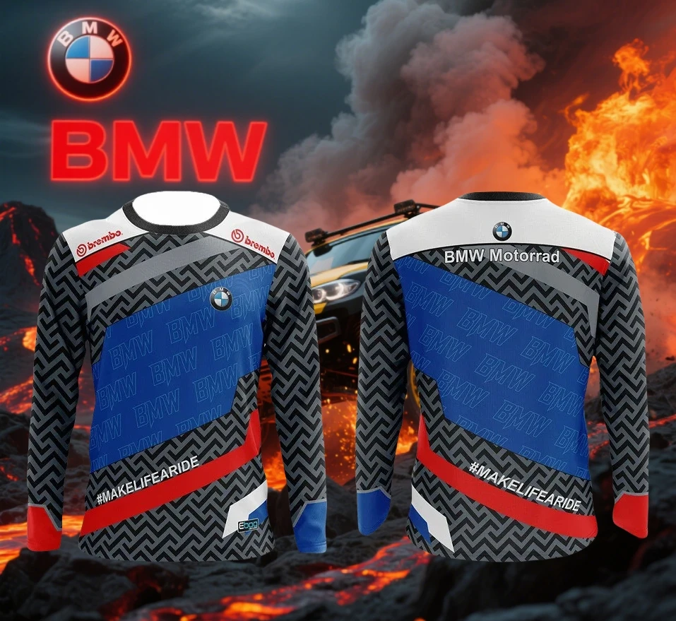 2025 Summer BMW Motorcycle Riding Suit Men's Fast-drying Long-sleeved T-shirt Racing Suit Casual and Breathable New Fashion Y2K
2025 Summer BMW Motorcycle Riding Suit Men's Fast-drying Long-sleeved T-shirt Racing Suit Casual and Breathable New Fashion Y2K
