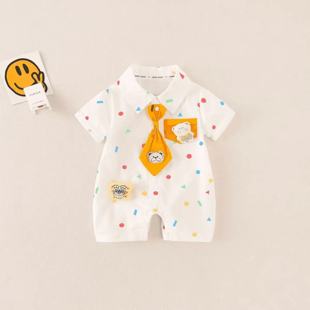 Летний детский комбинезон, короткий костюм для ползания, детская одежда унисекс с рисунком на одной пуговице для мальчиков и девочек
Летний детский комбинезон, короткий костюм для ползания, детская одежда унисекс с рисунком на одной пуговице для мальчиков и девочек