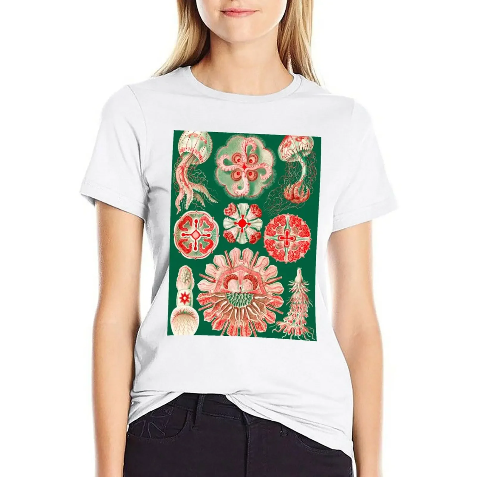 Jellyfish-Discomedusae–Schweibenquallen by Ernst Haeckel T-shirt hippie clothes black t-shirts for Women
Jellyfish-Discomedusae–Schweibenquallen by Ernst Haeckel T-shirt hippie clothes black t-shirts for Women