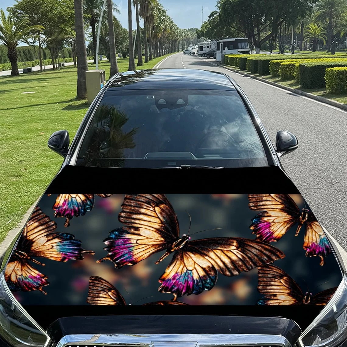 Beautiful Butterfly Car Hood Sticker PVC Self Waterproof Stick, Striking Auto Exterior Accessories Decor Protect Gift for Lover
Beautiful Butterfly Car Hood Sticker PVC Self Waterproof Stick, Striking Auto Exterior Accessories Decor Protect Gift for Lover