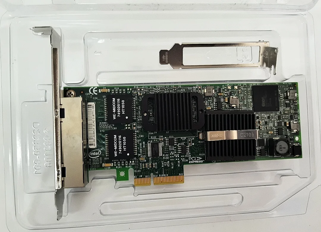 Оригинальная сетевая карта INTEL 82576 ГБ E1G44ET2 0HM9JY 0H092P 0YT674, четырехпортовый Ethernet RJ-45
Оригинальная сетевая карта INTEL 82576 ГБ E1G44ET2 0HM9JY 0H092P 0YT674, четырехпортовый Ethernet RJ-45