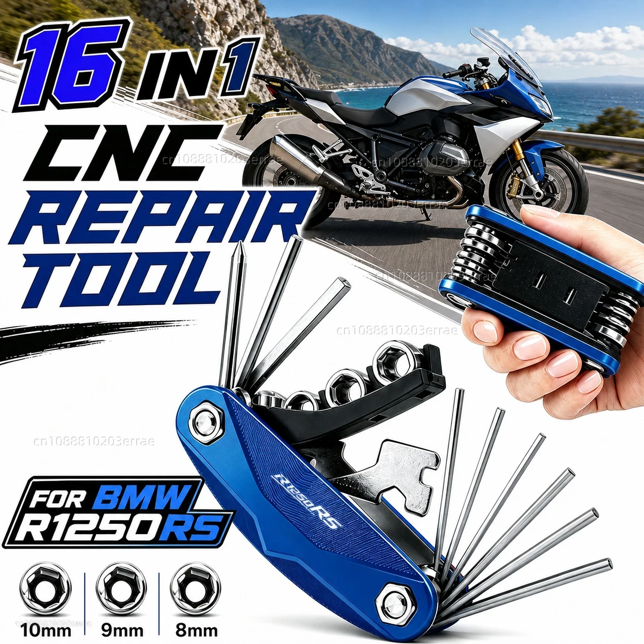 FOR BMW R1250RS 2019-2026 Motorcycle Tool Repair Kit Multifunctional Screwdriver Wrench Hex Key Set Portable Bike Maintenance
FOR BMW R1250RS 2019-2026 Motorcycle Tool Repair Kit Multifunctional Screwdriver Wrench Hex Key Set Portable Bike Maintenance