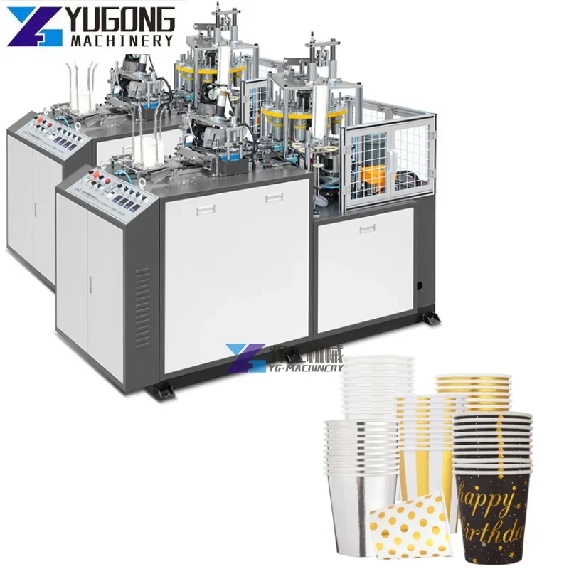 Disposable Coffee Paper Cup Processing Line Making Machine High Speed Automatic Paper Cup Forming Machine
Disposable Coffee Paper Cup Processing Line Making Machine High Speed Automatic Paper Cup Forming Machine