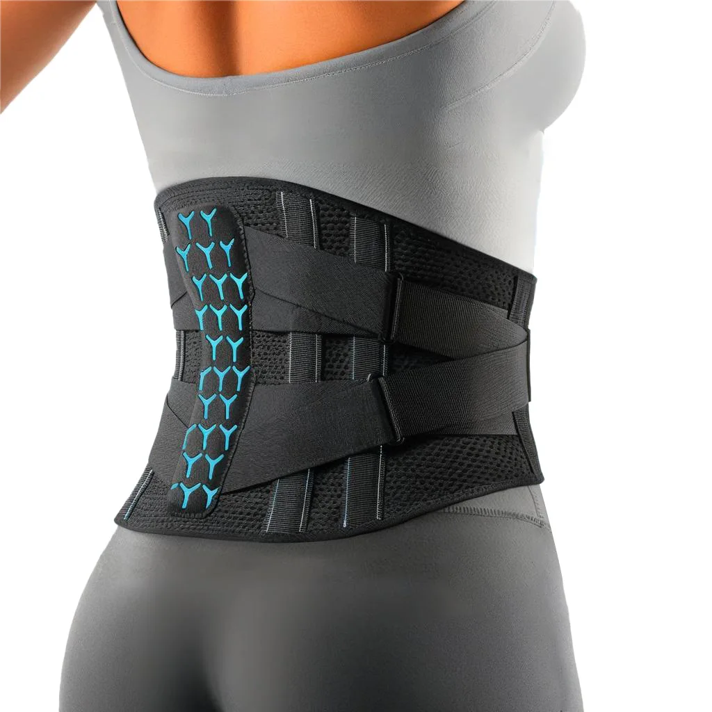 Back Brace for Lower Back Pain Relief, Breathable Waist Brace Adjustable Lumbar Support for Herniated Disc, Sciatica, Scoliosis
Back Brace for Lower Back Pain Relief, Breathable Waist Brace Adjustable Lumbar Support for Herniated Disc, Sciatica, Scoliosis