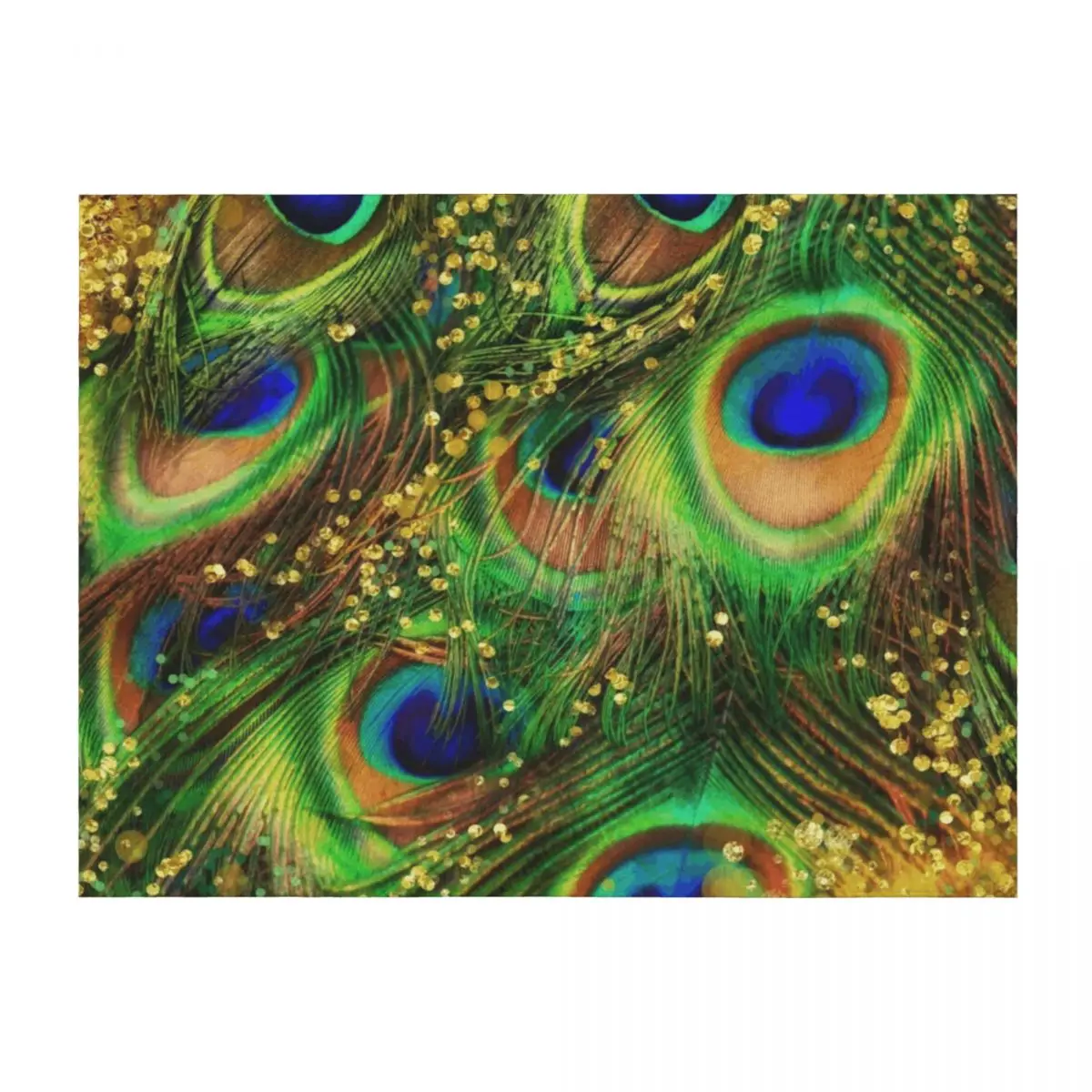 Fantasy Peacock Feathers laden with gold Throw Blanket Quilt Sleeping Bag Luxury Brand anime Blankets
Fantasy Peacock Feathers laden with gold Throw Blanket Quilt Sleeping Bag Luxury Brand anime Blankets