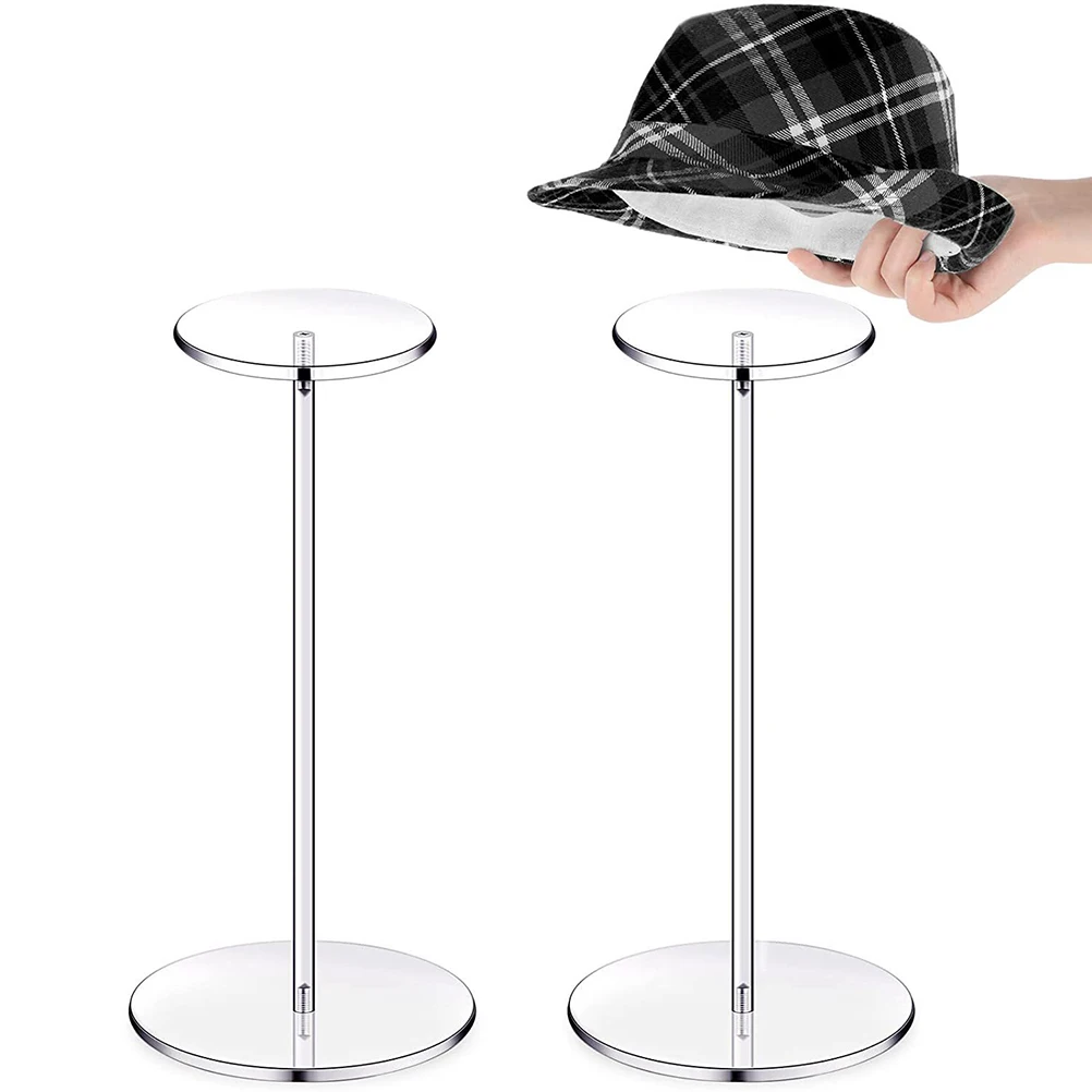 Acrylic Transparent No Drilling Hat Rack Hat Holder Decorative Hat Display Stand with Round Base
Acrylic Transparent No Drilling Hat Rack Hat Holder Decorative Hat Display Stand with Round Base