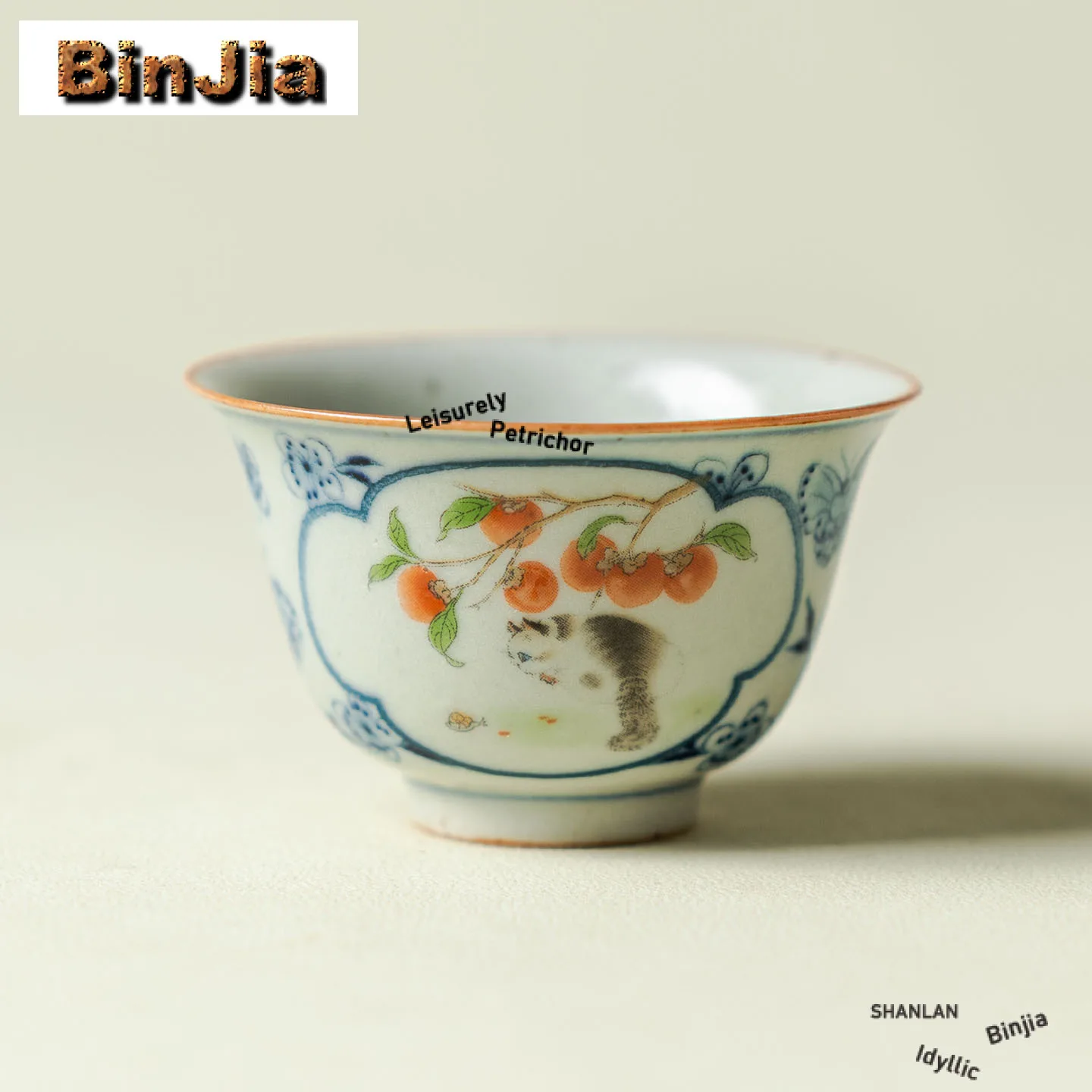 2pc/lot Hand Painted Persimmon Cat Teacup Zen Tea Bowl Water Jug Tea-tasting Smelling Cup Jianzhan Master Cups Tea Services 40ml
2pc/lot Hand Painted Persimmon Cat Teacup Zen Tea Bowl Water Jug Tea-tasting Smelling Cup Jianzhan Master Cups Tea Services 40ml