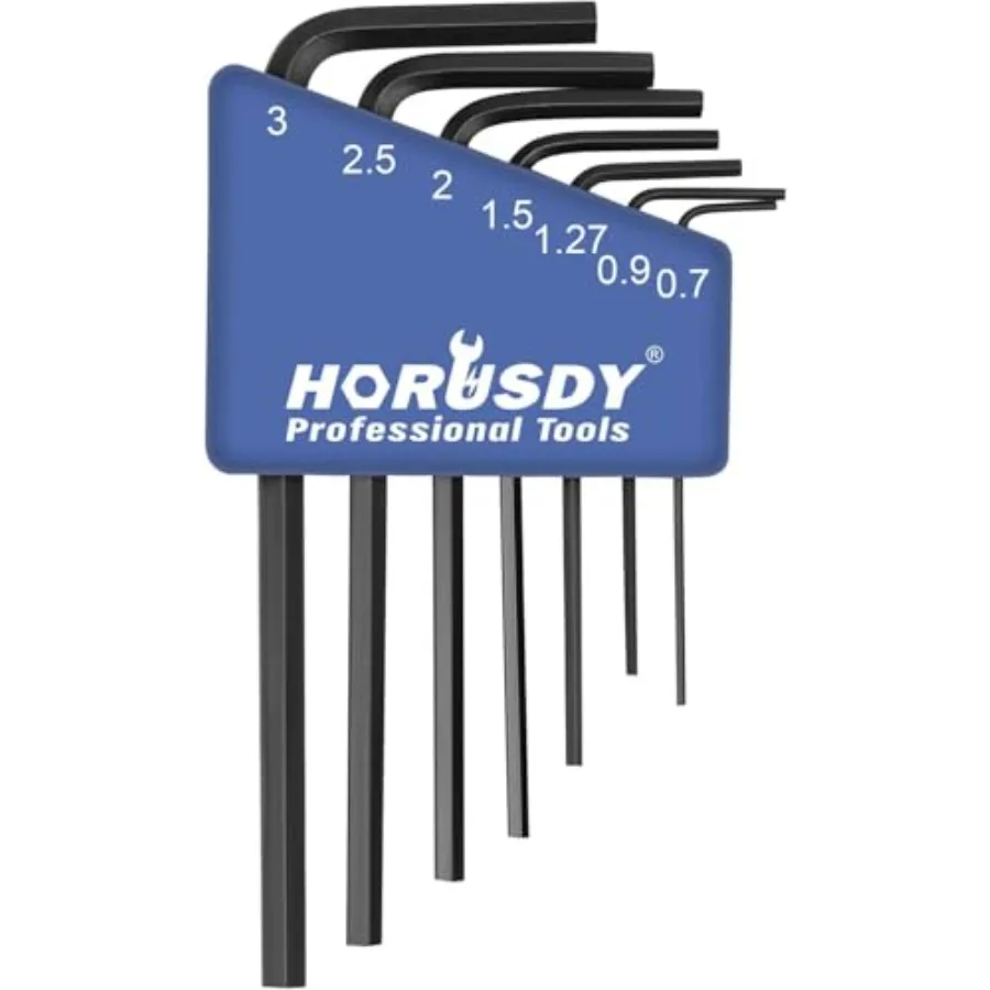 L Shape Allen Wrench, 0.7mm, 0.9mm, 1.27mm, 1.5mm, 2mm, 2.5mm, 3mm, Cr-V
L Shape Allen Wrench, 0.7mm, 0.9mm, 1.27mm, 1.5mm, 2mm, 2.5mm, 3mm, Cr-V