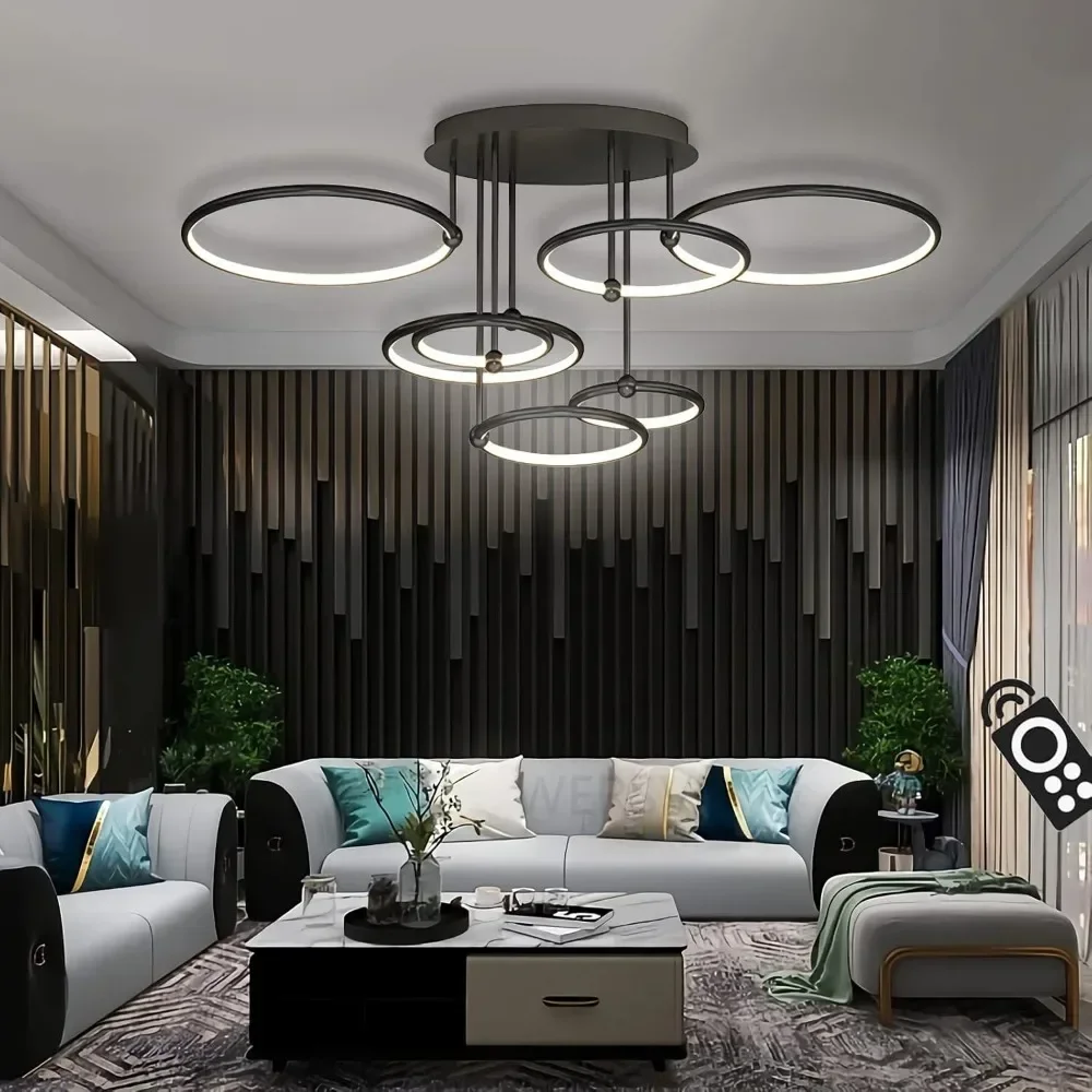 Modern LED Ceiling Light dimmable with Remote Control Living Room Bedroom lamp Ring Ceiling Lighting Apply Living Room
Modern LED Ceiling Light dimmable with Remote Control Living Room Bedroom lamp Ring Ceiling Lighting Apply Living Room