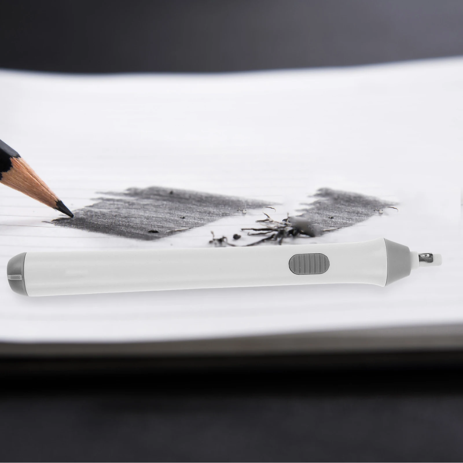 Electric Eraser White Automatic Rotating Pencil Eraser Portable Small Plastic Drawing Sketching Tool for Student
Electric Eraser White Automatic Rotating Pencil Eraser Portable Small Plastic Drawing Sketching Tool for Student