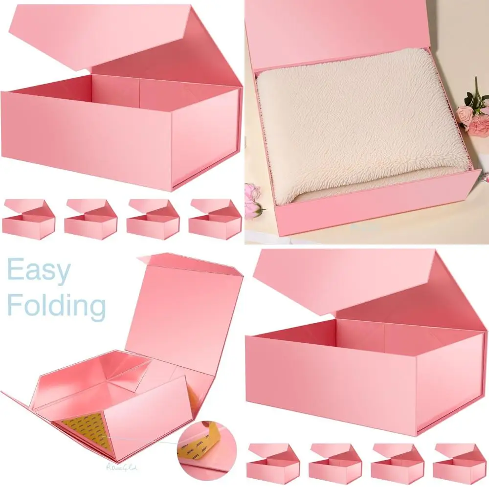 Очень большие розовые магнитные подарочные коробки с крышками, 20x16x7,2 дюйма, идеально подходят для предложения подружкам невесты
Очень большие розовые магнитные подарочные коробки с крышками, 20x16x7,2 дюйма, идеально подходят для предложения подружкам невесты