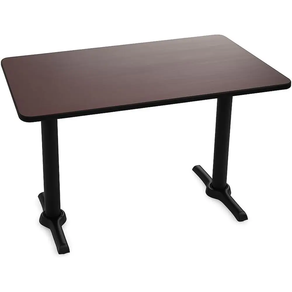Convertible Cherry/Black Laminate Dining Table with Cast Iron Base, 30x48, Adjustable Height
Convertible Cherry/Black Laminate Dining Table with Cast Iron Base, 30x48, Adjustable Height