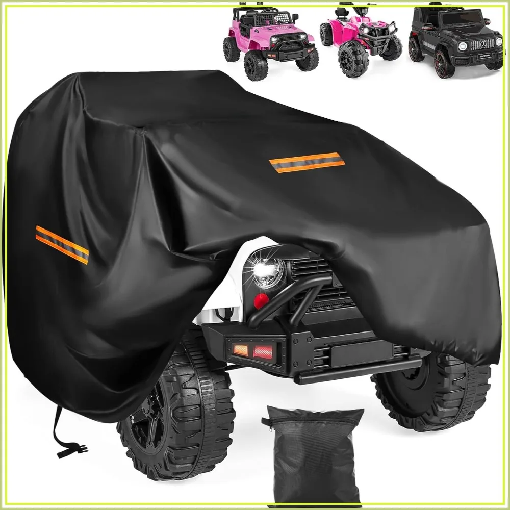 Heavy Duty Kids Ride-On Car Cover, 420D Oxford Fabric, Waterproof, UV Protection, Reflective Strips, Windproof Buckles
Heavy Duty Kids Ride-On Car Cover, 420D Oxford Fabric, Waterproof, UV Protection, Reflective Strips, Windproof Buckles