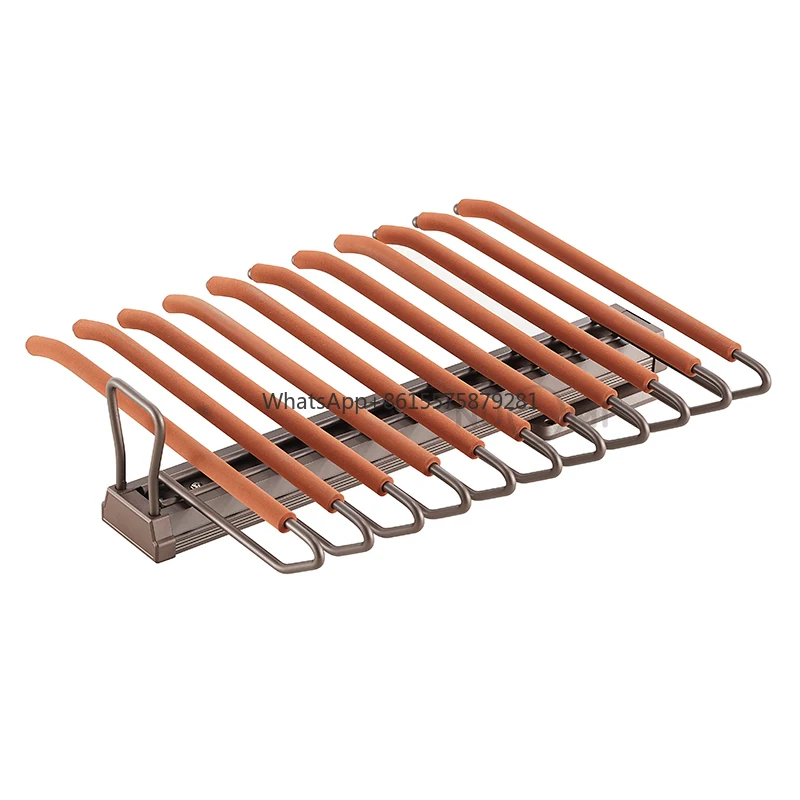 Soft-close Top-install Wardrobe Furniture Hardware Storage Pull Out Trouser Shelf Push Pull Trousers Rack
Soft-close Top-install Wardrobe Furniture Hardware Storage Pull Out Trouser Shelf Push Pull Trousers Rack