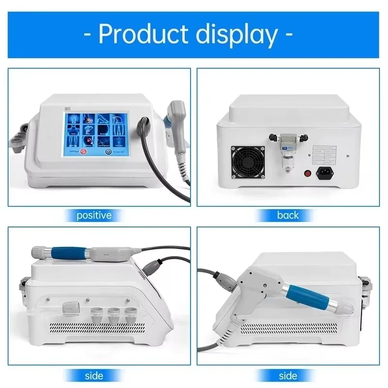 Professional Pneumatic Q60 Q80 Shockwave Machine Body Massager Shockwave Relaxation Therapy
Professional Pneumatic Q60 Q80 Shockwave Machine Body Massager Shockwave Relaxation Therapy