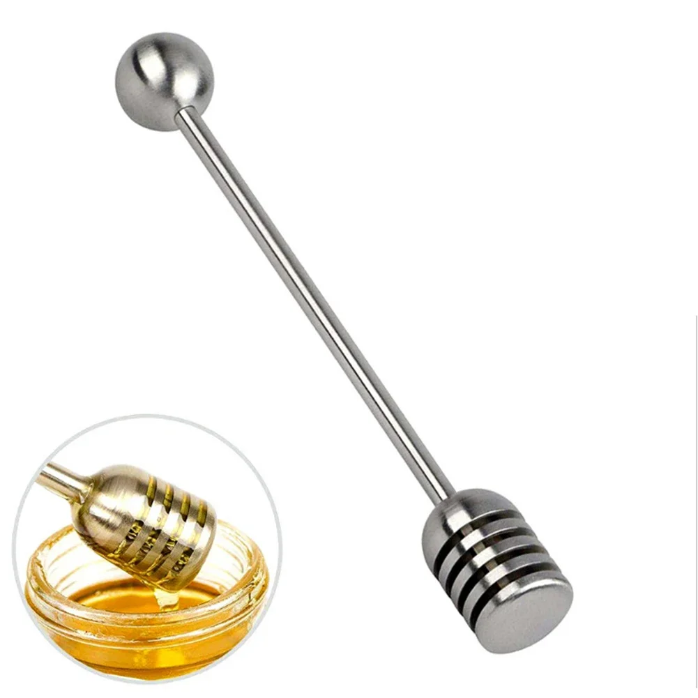 1pcs Stainless Steel Honey And Syrup Dippers Stainless Steel Honey Spoon Stirrer Server Kitchen Dining Bar 15.8*2*2cm
1pcs Stainless Steel Honey And Syrup Dippers Stainless Steel Honey Spoon Stirrer Server Kitchen Dining Bar 15.8*2*2cm