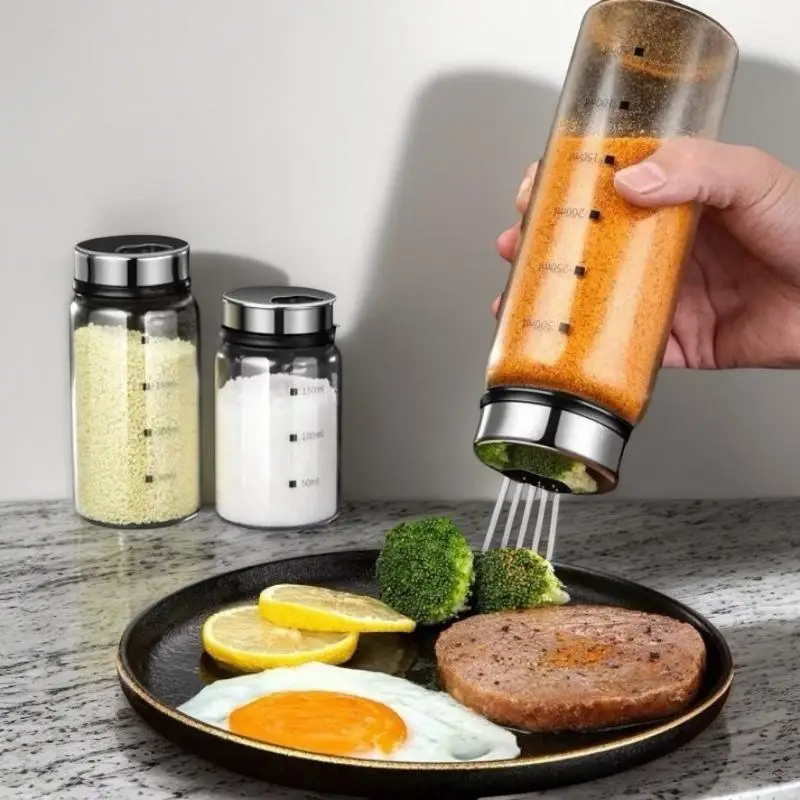 200/300/500ml High Borosilicate Glass Pepper Spice Shaker With Rotary Lid Seasoning Can Salt Sesame Solid Condiment Seal Bottle
200/300/500ml High Borosilicate Glass Pepper Spice Shaker With Rotary Lid Seasoning Can Salt Sesame Solid Condiment Seal Bottle