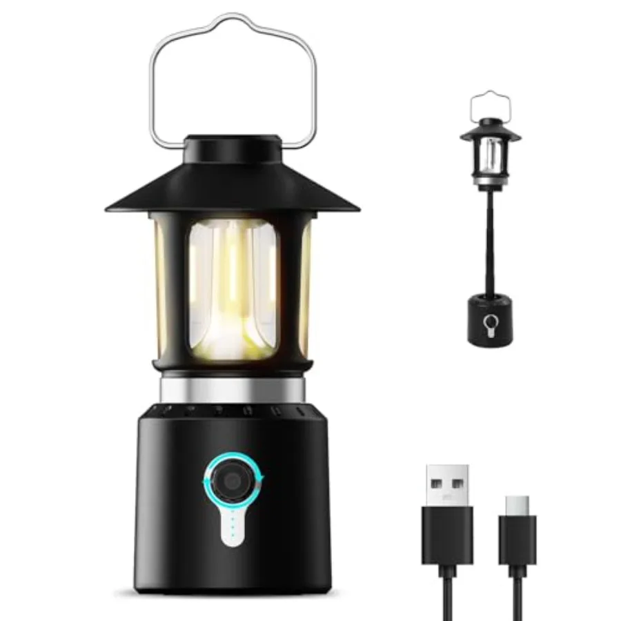Telescopic LED Camping Lantern 8000mAh Battery Powered Vintage Camping Lights 3 Light Modes Stepless Dimming Tent Lights Portab
Telescopic LED Camping Lantern 8000mAh Battery Powered Vintage Camping Lights 3 Light Modes Stepless Dimming Tent Lights Portab