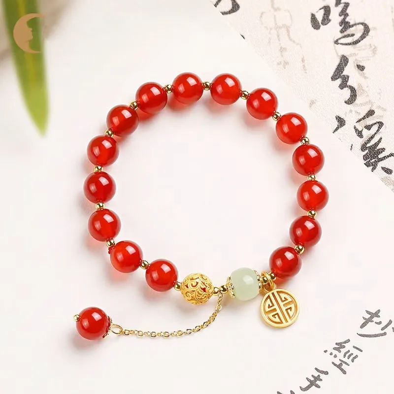 Red Agate Bracelet with Southern Red Beads for Women Delicate Design 2026 Gifts
Red Agate Bracelet with Southern Red Beads for Women Delicate Design 2026 Gifts