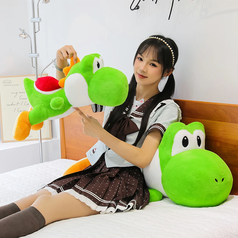 Yoshi Plush Toy Large Size 100cm Super Mario Series, Green Dinosaur Stuffed Doll, Soft Cuddly Pillow for Kids & Anime Fans
Yoshi Plush Toy Large Size 100cm Super Mario Series, Green Dinosaur Stuffed Doll, Soft Cuddly Pillow for Kids & Anime Fans