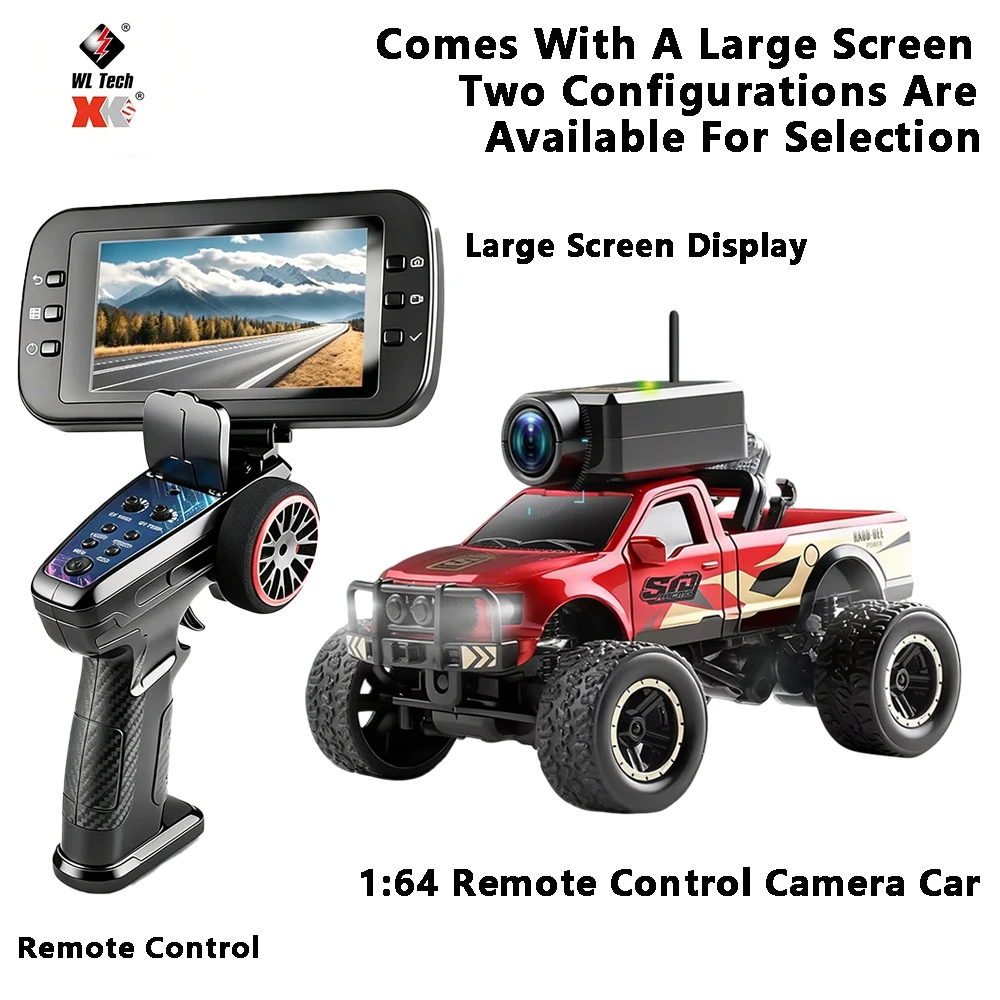 Wltoys 1:64 6407 6407-C Mini Remote Control Camera Car Wireless Remote Control Equipped with APP WiFi VR Display Desktop Toy
Wltoys 1:64 6407 6407-C Mini Remote Control Camera Car Wireless Remote Control Equipped with APP WiFi VR Display Desktop Toy
