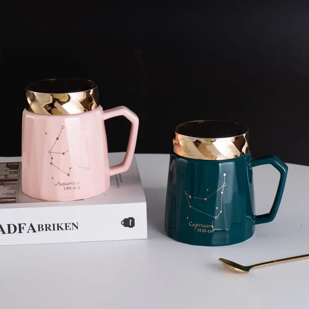 Constellation Mug with Lid Ceramic Cup Female Students Cute Milk Coffee Cups Household Large Capacity Water Mug Drinkware
Constellation Mug with Lid Ceramic Cup Female Students Cute Milk Coffee Cups Household Large Capacity Water Mug Drinkware