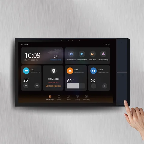 Top Quality 10 Inch KNX Touch Screen Control Panel Wall Smart Switch for Intelligent Homes and Buildings
Top Quality 10 Inch KNX Touch Screen Control Panel Wall Smart Switch for Intelligent Homes and Buildings