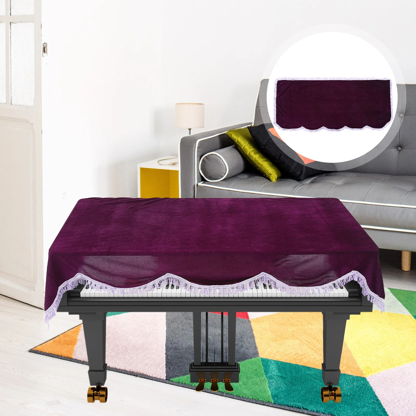 Piano Cover Music Keyboard Electric Accessory Dust-proof Purple 88-key Protector Keyboards
Piano Cover Music Keyboard Electric Accessory Dust-proof Purple 88-key Protector Keyboards