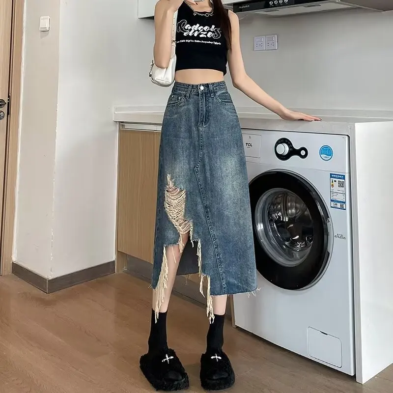 Юбка-миди трапециевидной формы с высокой талией. Женская джинсовая юбка или Женские юбки. Юбка-миди Hong Kong Sle Design Sense.
Юбка-миди трапециевидной формы с высокой талией. Женская джинсовая юбка или Женские юбки. Юбка-миди Hong Kong Sle Design Sense.