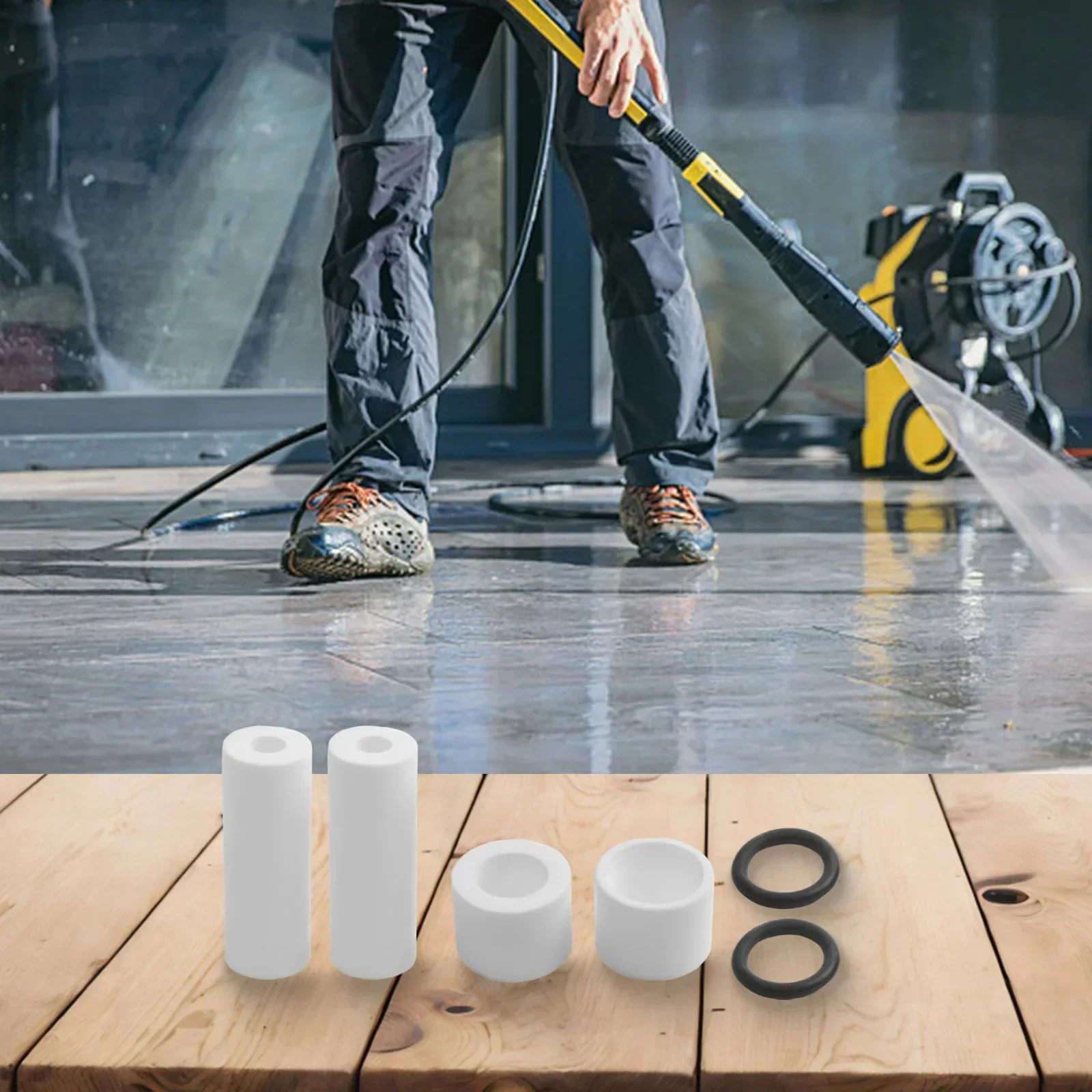 Multifunctional Sand Blaster Kit for Pressure Washer 2 Set Wet Blasting Washer for Versatile Cleaning Applications
Multifunctional Sand Blaster Kit for Pressure Washer 2 Set Wet Blasting Washer for Versatile Cleaning Applications