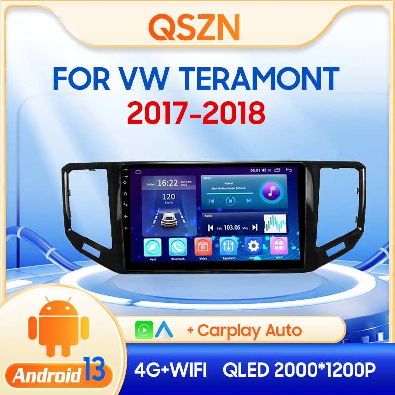 Автомобильный мультимедийный видеоплеер QSZN для VW Teramont 2017-2018, 2 din, Android 13,0, автомобильный радиоприемник, GPS-навигация, головное устройство 4G Carplay
Автомобильный мультимедийный видеоплеер QSZN для VW Teramont 2017-2018, 2 din, Android 13,0, автомобильный радиоприемник, GPS-навигация, головное устройство 4G Carplay