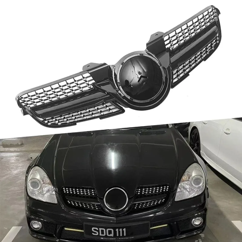 For Mercedes-Benz SLK Class R171 2008-2010 Star Style Racing Grille ABS Plastic Replacement Install Gloss Black
For Mercedes-Benz SLK Class R171 2008-2010 Star Style Racing Grille ABS Plastic Replacement Install Gloss Black