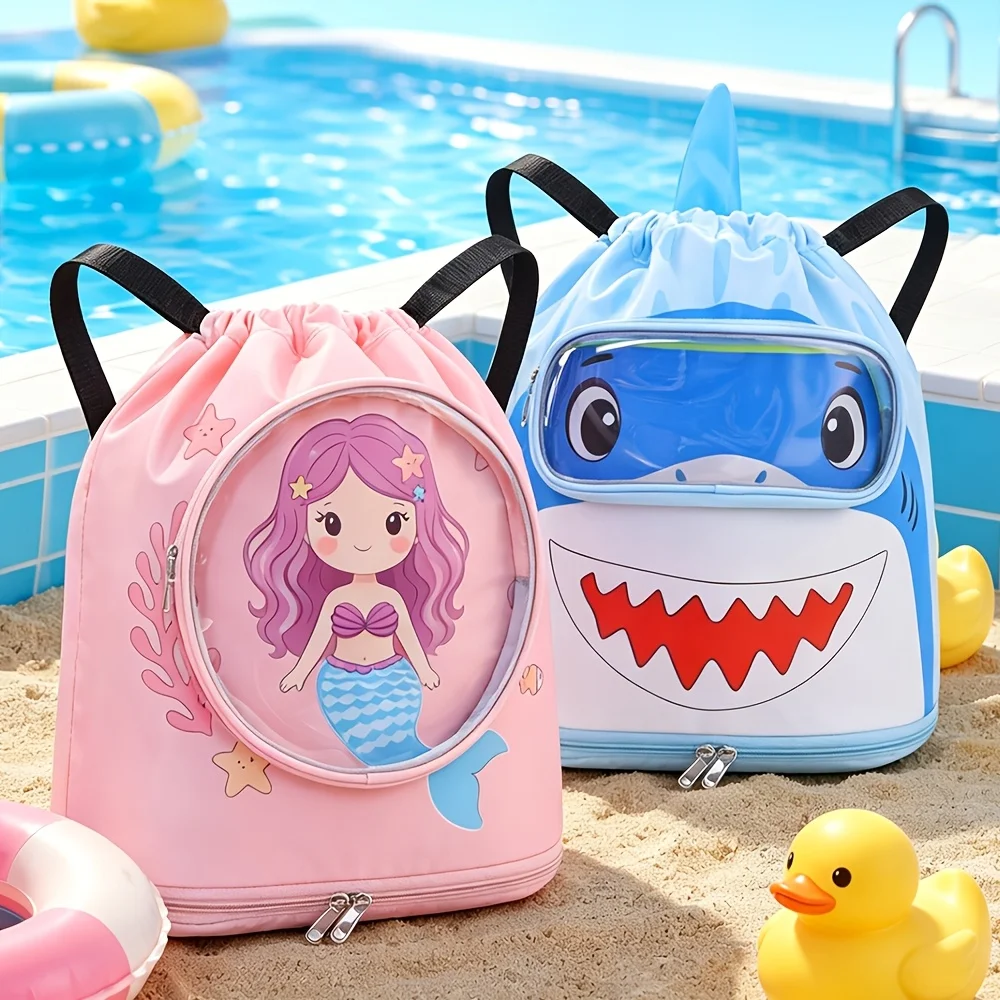 Multicolor Cute Cartoon Swim Dry Separation Large Portable Unisex Backpack Beach Swim Outdoor Sports Daily Travel Storage Gear
Multicolor Cute Cartoon Swim Dry Separation Large Portable Unisex Backpack Beach Swim Outdoor Sports Daily Travel Storage Gear
