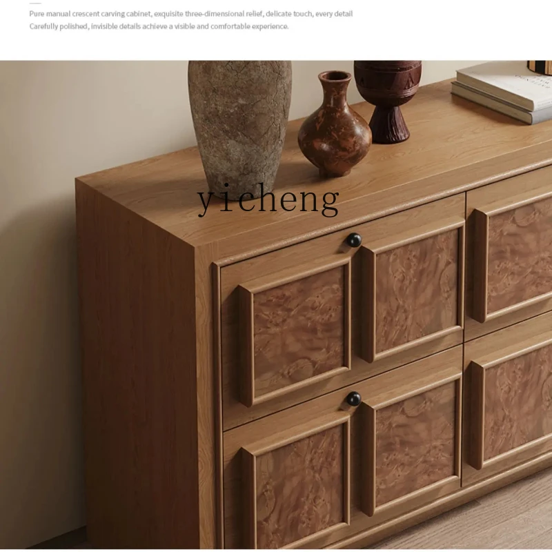 ZZ Four-Bucket Cabinet Solid Wood Drawer Retro Living Room Entrance Cabinet Antique Style Bedroom Wall Storage Cabinet
ZZ Four-Bucket Cabinet Solid Wood Drawer Retro Living Room Entrance Cabinet Antique Style Bedroom Wall Storage Cabinet