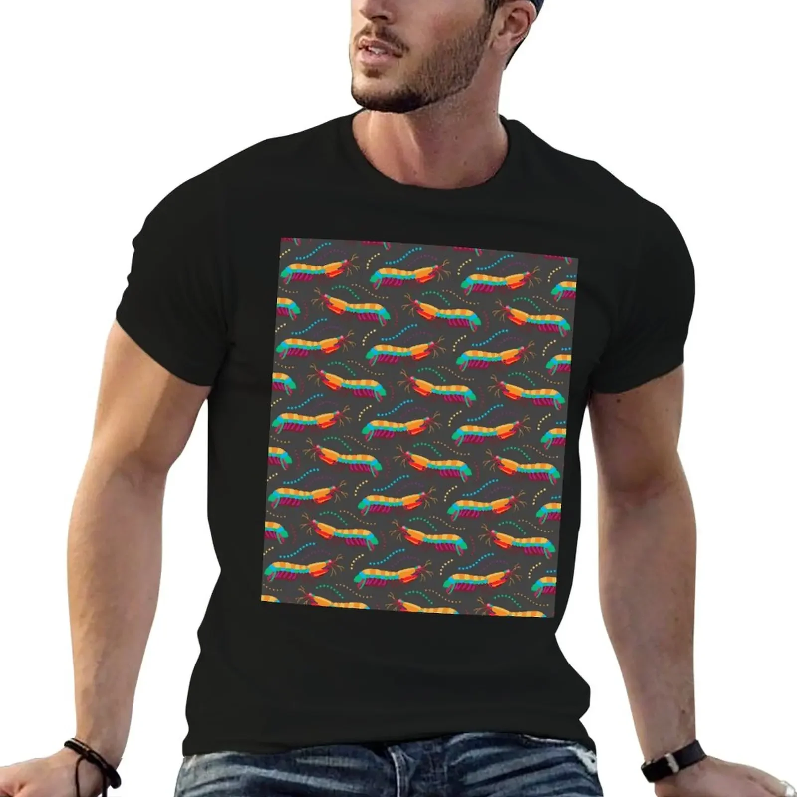 Peacock Mantis Shrimp Pattern T-Shirt topping blue lock cheap stuff Man t-shirt mens clothing
Peacock Mantis Shrimp Pattern T-Shirt topping blue lock cheap stuff Man t-shirt mens clothing