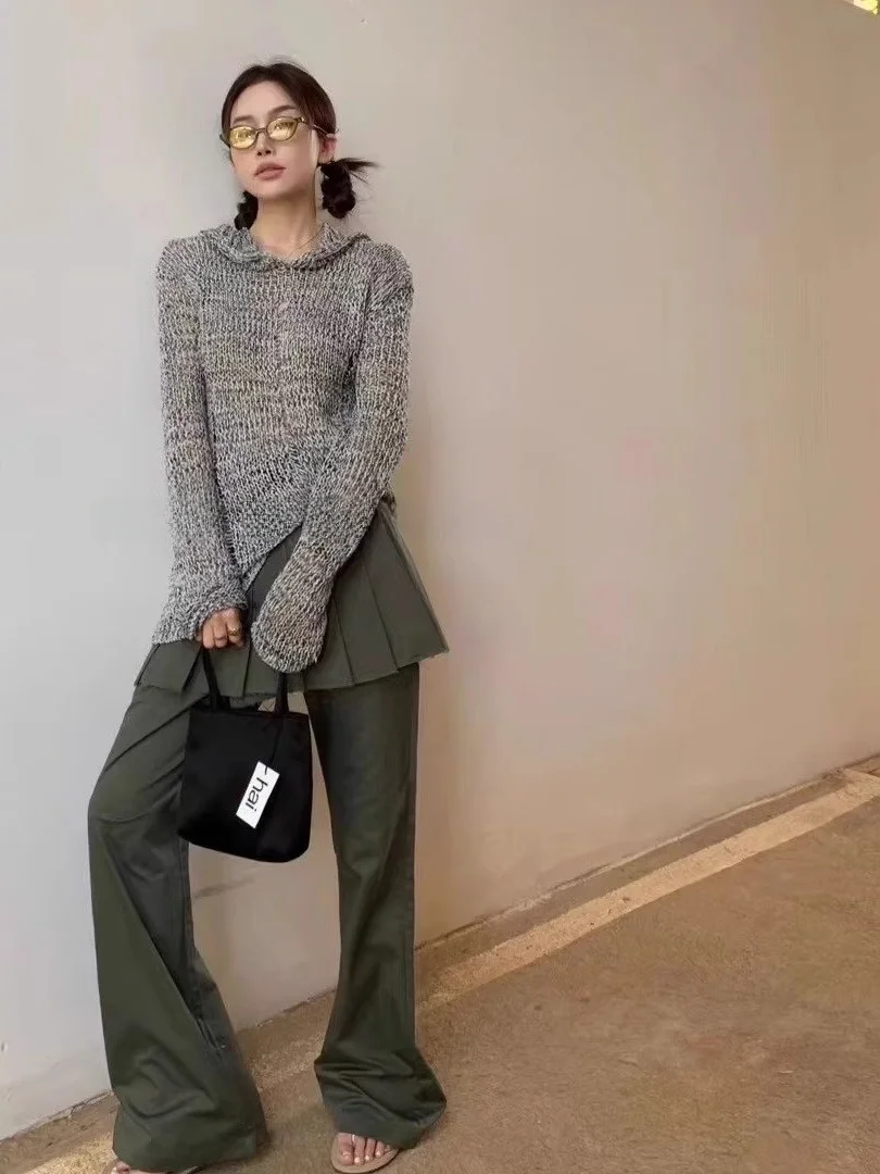 Women's Knitted Hat Sweater Hollow Design Long Sleeve Overhead Top Polyester Fiber Spring Season Fashionable Casual Wear
Women's Knitted Hat Sweater Hollow Design Long Sleeve Overhead Top Polyester Fiber Spring Season Fashionable Casual Wear