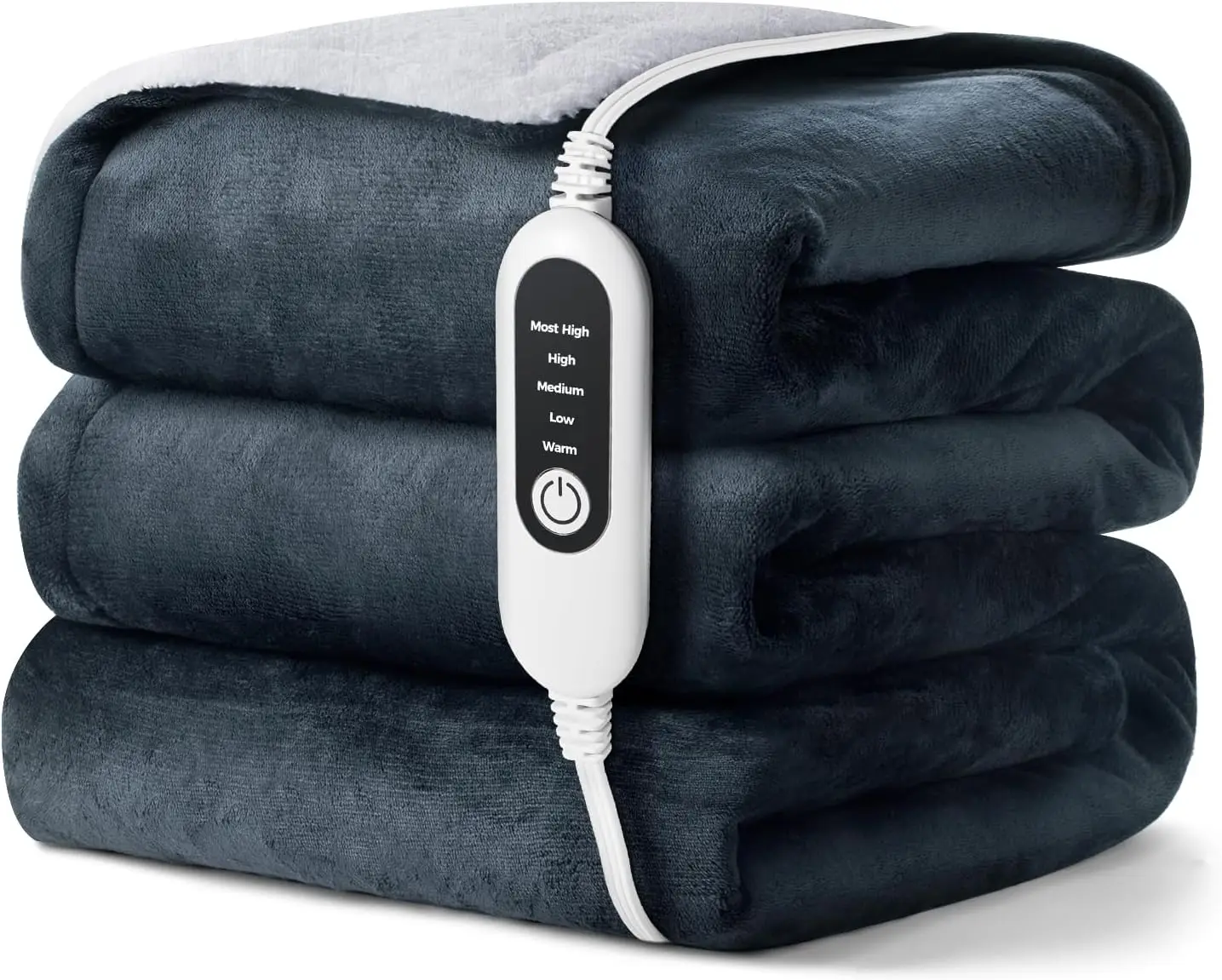 Electric Heated Blanket with 5-Level Temperature, Soft Flannel, Machine Washable, ETL Certified
Electric Heated Blanket with 5-Level Temperature, Soft Flannel, Machine Washable, ETL Certified