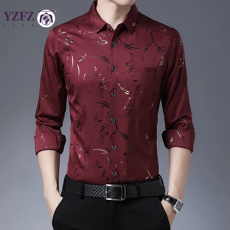 New Men's Casual Printed Long Sleeved Lapel Shirt for Spring and Autumn Fashion Comfortable Wrinkle Free Top Without Ironing
New Men's Casual Printed Long Sleeved Lapel Shirt for Spring and Autumn Fashion Comfortable Wrinkle Free Top Without Ironing