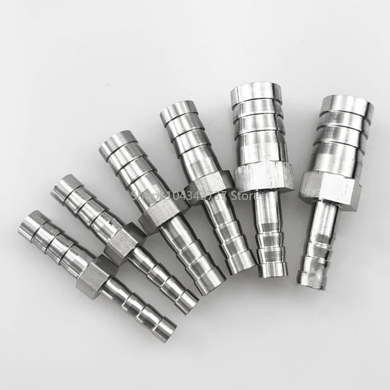 304 Stainless Steel Reducing/Equals Barb Coupler Connector OD 4 6 8 14 15 16 19 20 22 25 32 38 40 50 63mm Water Hose Fitting
304 Stainless Steel Reducing/Equals Barb Coupler Connector OD 4 6 8 14 15 16 19 20 22 25 32 38 40 50 63mm Water Hose Fitting