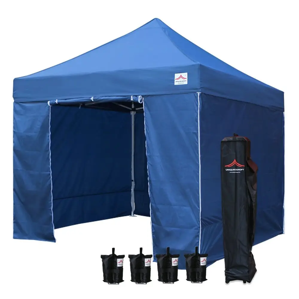 Pop Canopy Tent Commercial Instant Shelter, with 4 Removable Zippered Side Walls and Heavy Duty Roller Bag, 4 Sand Bags Navy
Pop Canopy Tent Commercial Instant Shelter, with 4 Removable Zippered Side Walls and Heavy Duty Roller Bag, 4 Sand Bags Navy