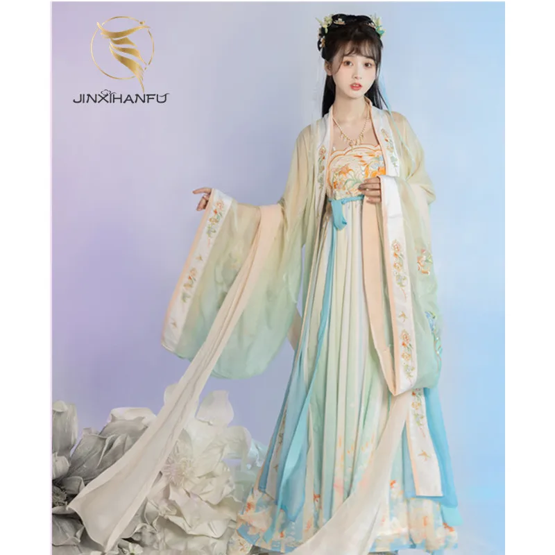 Hanfu Women Hezi Dress Tang Made One Piece Ru Skirt Embroidery Chinese Style Girls Hanfu Spring Summer
Hanfu Women Hezi Dress Tang Made One Piece Ru Skirt Embroidery Chinese Style Girls Hanfu Spring Summer