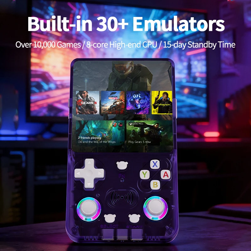 Retro Game Player-Handheld Gaming Console 4.2 Inch HD IPS Screen RGB Light Joystick 3500mAh Battery for Travel Relaxing
Retro Game Player-Handheld Gaming Console 4.2 Inch HD IPS Screen RGB Light Joystick 3500mAh Battery for Travel Relaxing