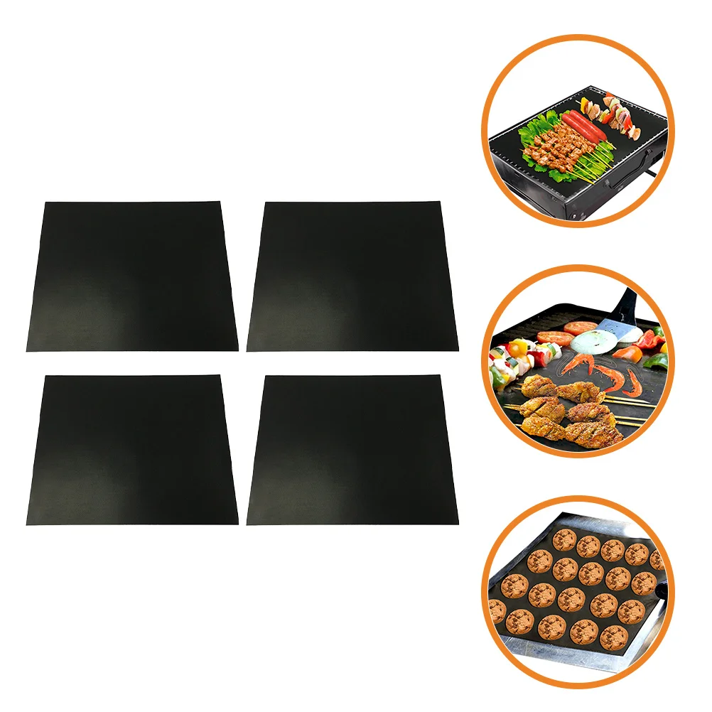 4Pcs Non Stick Bbq Grill Mat Ptfe Baking Sheets Heavy Duty Grill Mat Set Oven Microwave Bbq Liner Fireplace Camping 
4Pcs Non Stick Bbq Grill Mat Ptfe Baking Sheets Heavy Duty Grill Mat Set Oven Microwave Bbq Liner Fireplace Camping