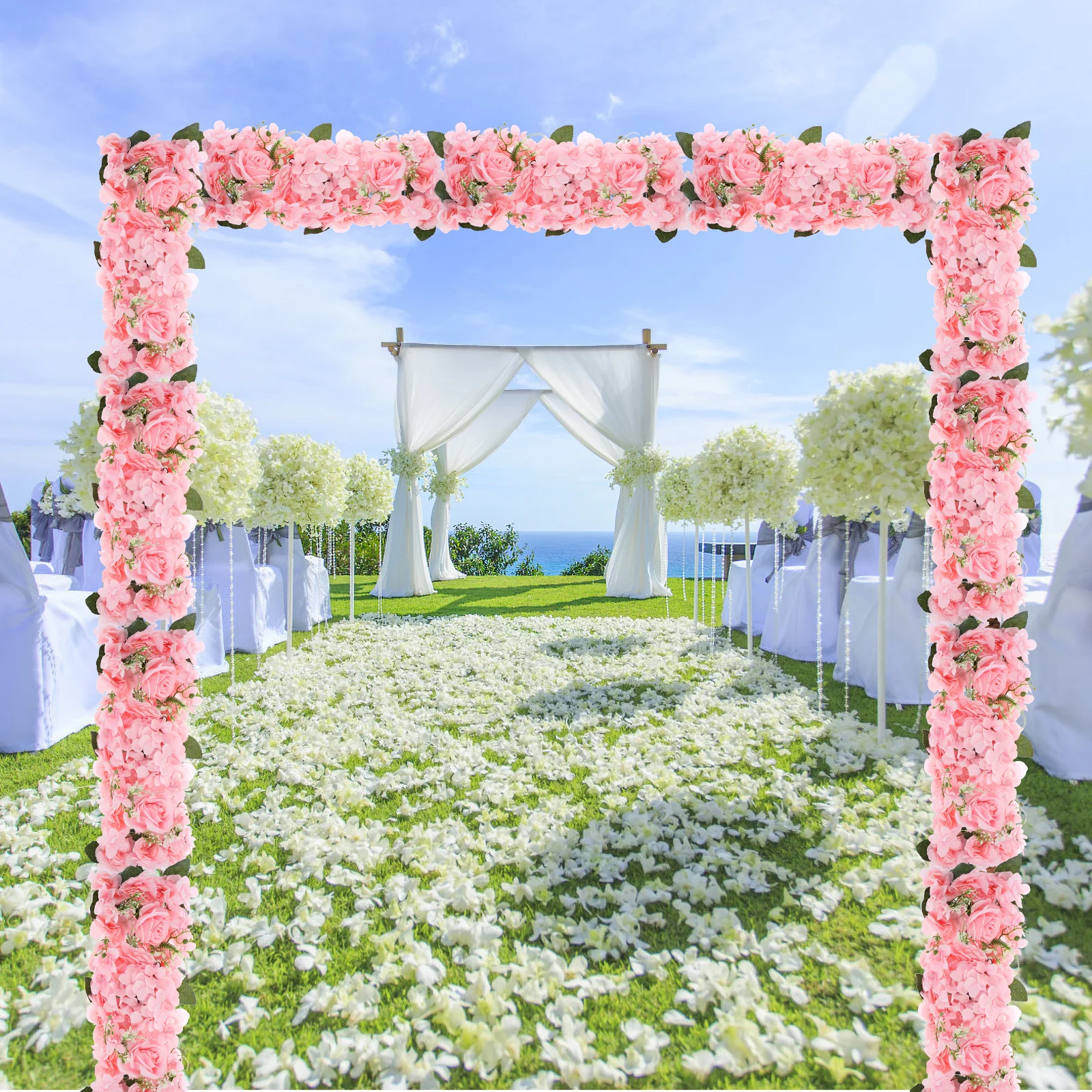 Artificial Rose Flower Wall Panel Realistic Fake Rose Lightweight Wedding Centerpiece Flower Decor and Wedding Ornament
Artificial Rose Flower Wall Panel Realistic Fake Rose Lightweight Wedding Centerpiece Flower Decor and Wedding Ornament