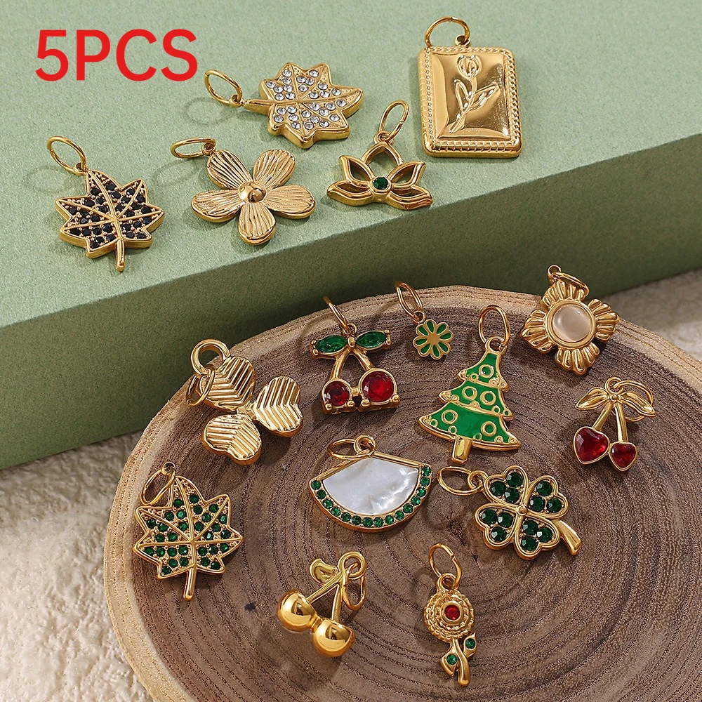 5Pcs Vintage Stainless Steel Charms Premium Texture Pendants DIY Necklace Jewelry Making Accessories
5Pcs Vintage Stainless Steel Charms Premium Texture Pendants DIY Necklace Jewelry Making Accessories