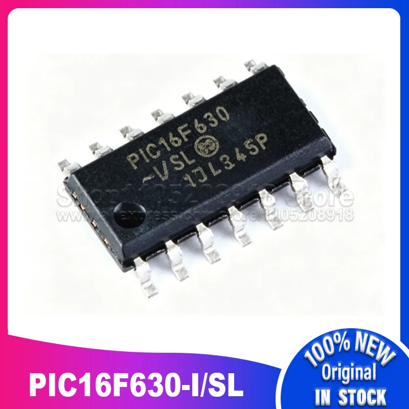 10PCS/LOT PIC16F630-I/SL PIC16F630T-I/SL PIC16F630 -I/SL SOP-14 100% New Spot stock
10PCS/LOT PIC16F630-I/SL PIC16F630T-I/SL PIC16F630 -I/SL SOP-14 100% New Spot stock
