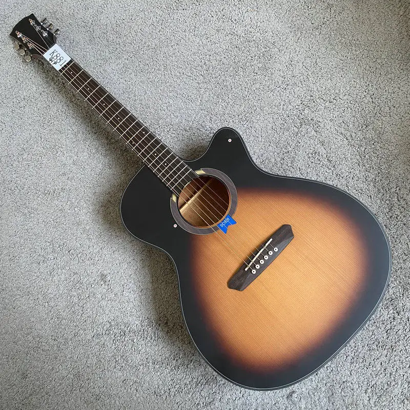 K881 41 Inch Taiwan Stock Dreadnought Acoustic Guitar Sunburst Finish 20 Fret Steel String Folk Guitar for Beginner Practice
K881 41 Inch Taiwan Stock Dreadnought Acoustic Guitar Sunburst Finish 20 Fret Steel String Folk Guitar for Beginner Practice