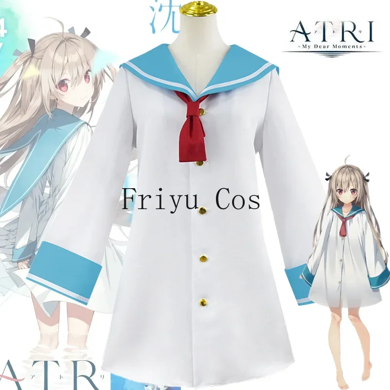 ATRI My Dear Moments Atri Cosplay Costume Cute Skirt Uniform School White Dress Suit Role Play Outfit Halloween Party for Women
ATRI My Dear Moments Atri Cosplay Costume Cute Skirt Uniform School White Dress Suit Role Play Outfit Halloween Party for Women