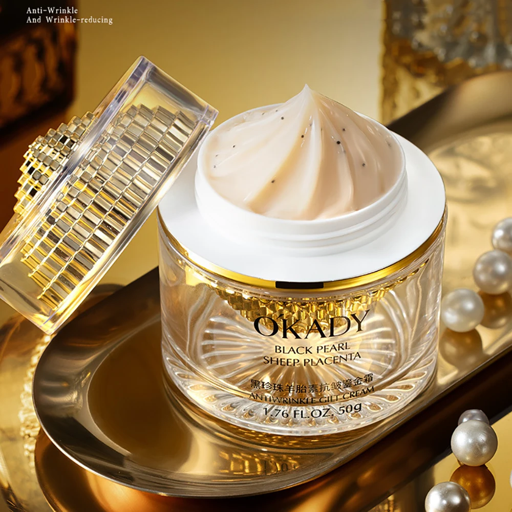 Black Pearl Sheep Placenta Face Cream Reduce Wrinkles Skin Care Strengthen Skin Barrier Brighten Oil Control Smooth Beauty Cream
Black Pearl Sheep Placenta Face Cream Reduce Wrinkles Skin Care Strengthen Skin Barrier Brighten Oil Control Smooth Beauty Cream
