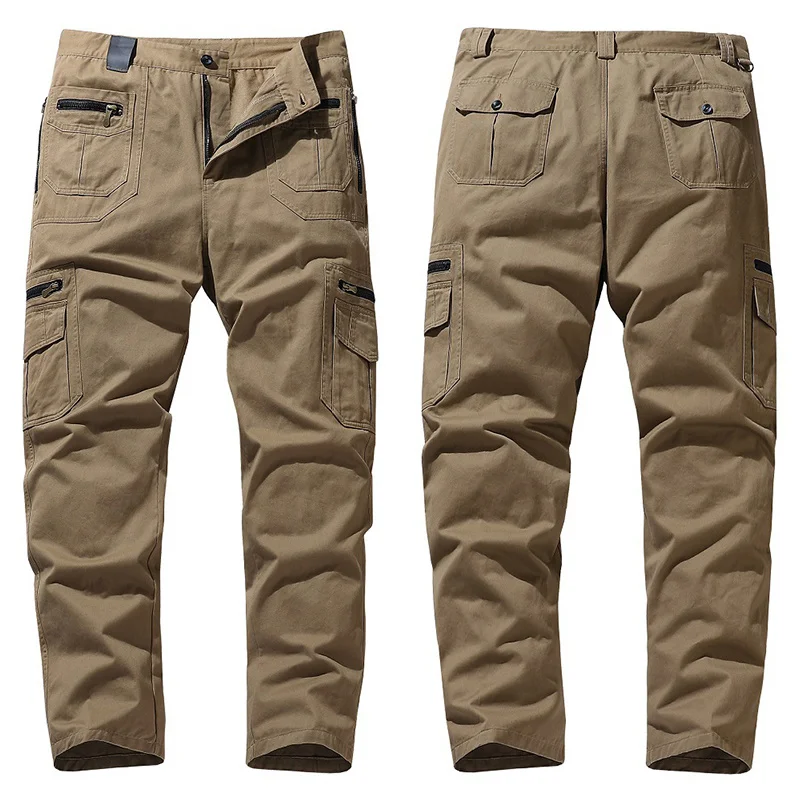 2022 Autumn Winter Trendy Cargo Multiple Pockets Pants Cotton Men's Loose Straight Outdoor Military Tactical Trousers 5XL
2022 Autumn Winter Trendy Cargo Multiple Pockets Pants Cotton Men's Loose Straight Outdoor Military Tactical Trousers 5XL